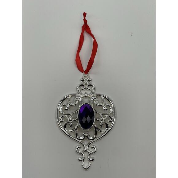 Lenox Silverplate Bejeweled Spire Christmas Ornament Keepsake NIB 856360 - Picture 1 of 5